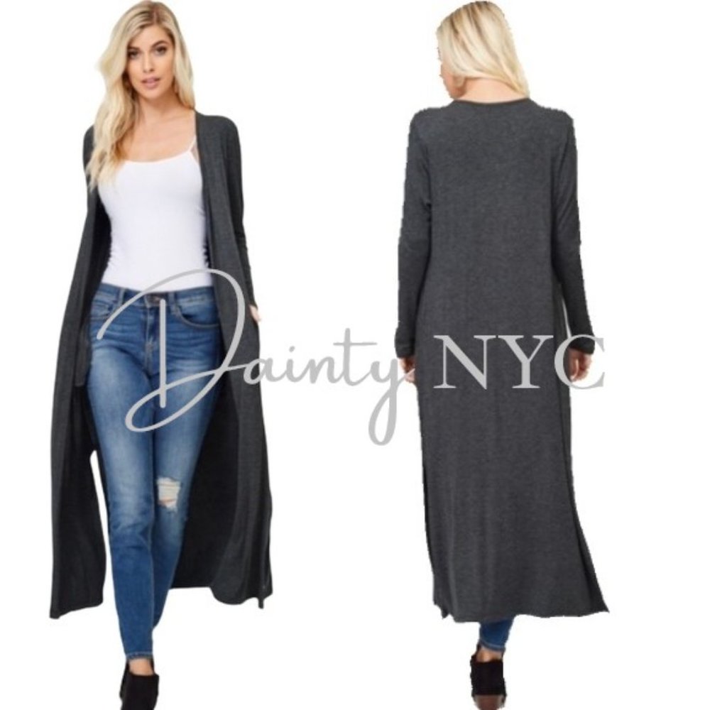 Lightweight Maxi Cardigan - Picture 3 of 9